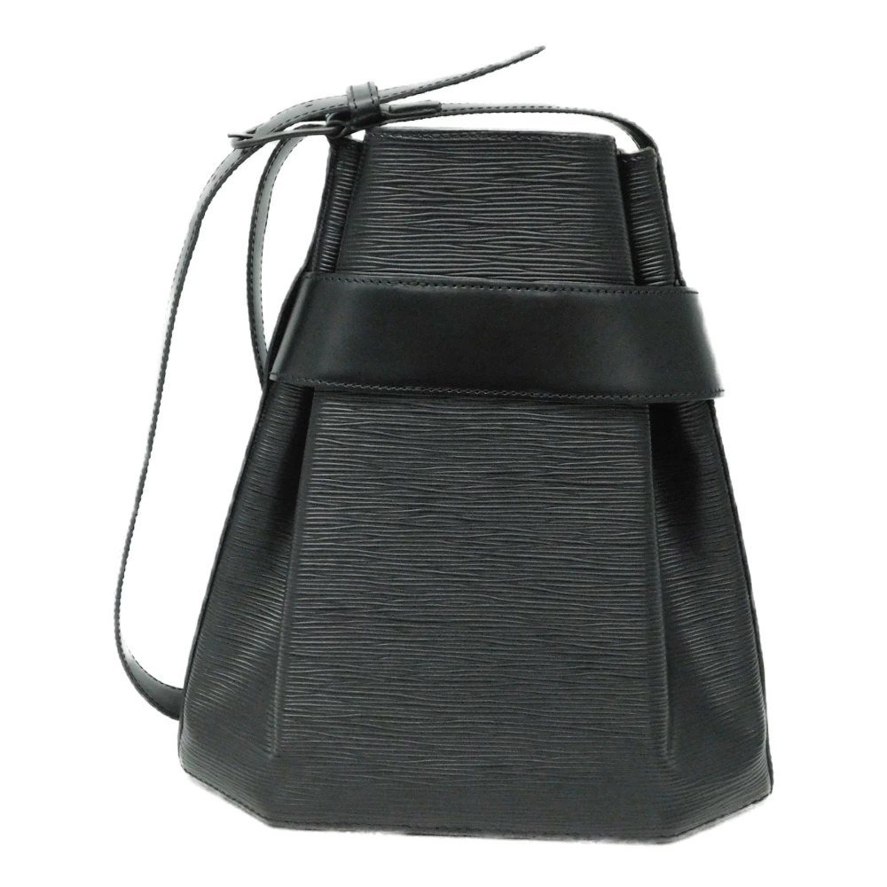 Louis Vuitton Hobo Bag Noir Depaule Shoulder Leather Epi Black Sac